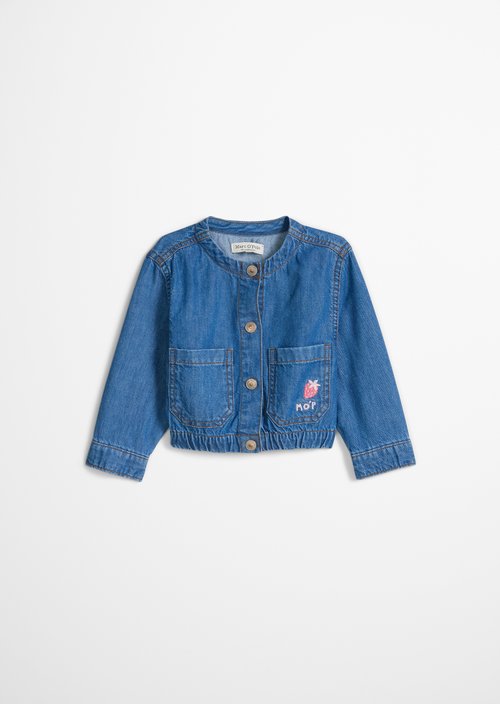 KIDS-GIRLS denim jacket — Mid Blue Denim