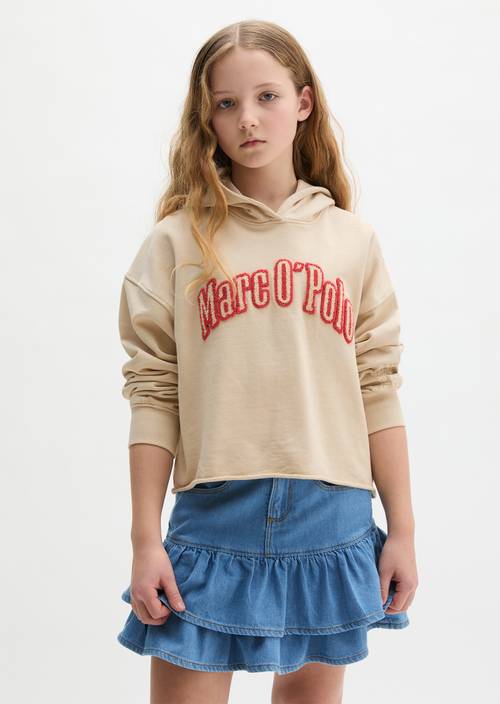 TEENS-GIRLS Hoodie Summer Sand gedragen door model