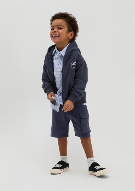 Marc O'Polo Kids-Boys Kapuzen-Sweatjacke, Gr. 92---98, 100% Baumwolle