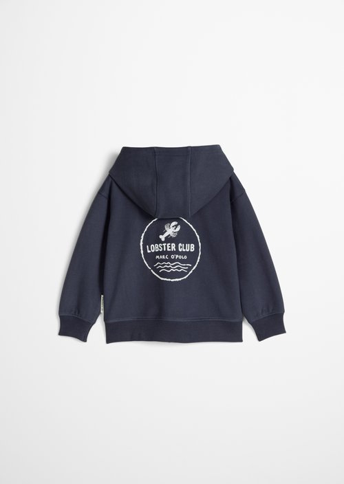 KIDS-BOYS hooded sweat jacket — Blue