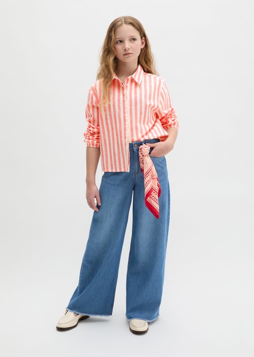 TEENS-GIRLS shirt blouse — Red