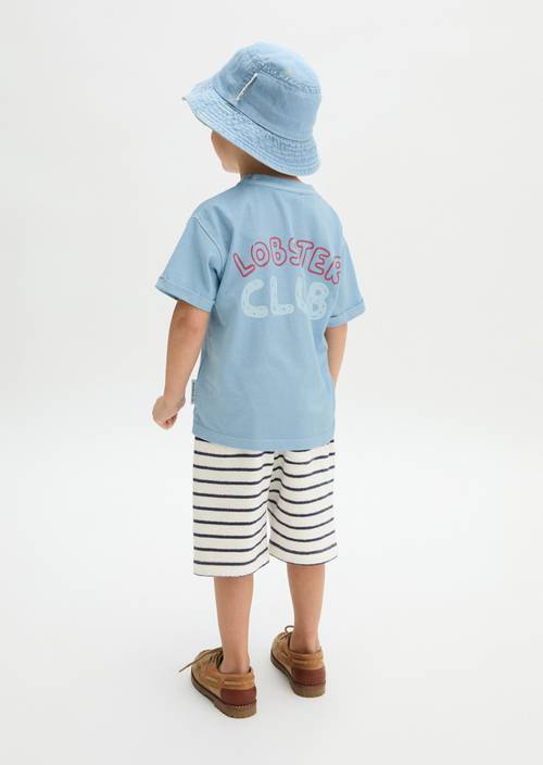 KIDS-BOYS-T-Shirt Blue getragen am Model