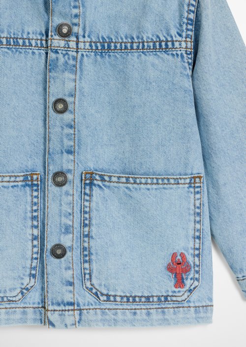 KIDS-BOYS denim jacket — Light Blue Denim