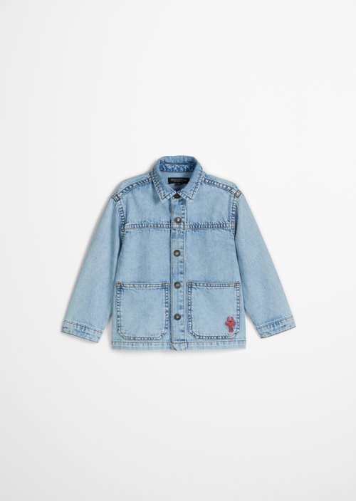 KIDS-BOYS denim jacket — Light Blue Denim