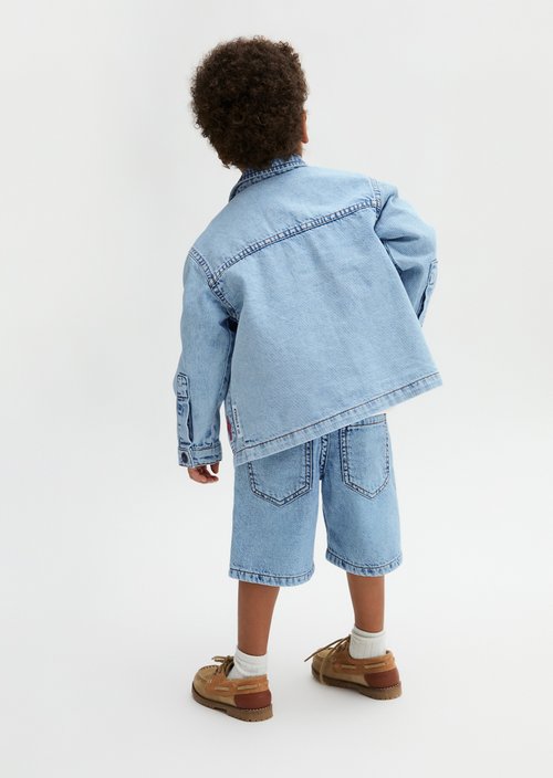KIDS-BOYS denim jacket — Light Blue Denim