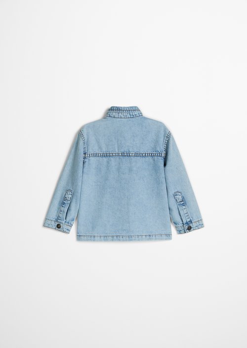 KIDS-BOYS denim jacket — Light Blue Denim