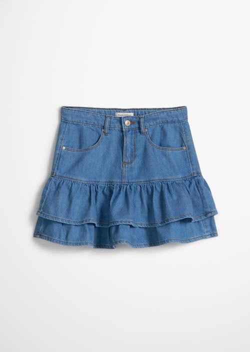 TEENS-GIRLS Jupe en jean Mid Blue Denim en vue de face