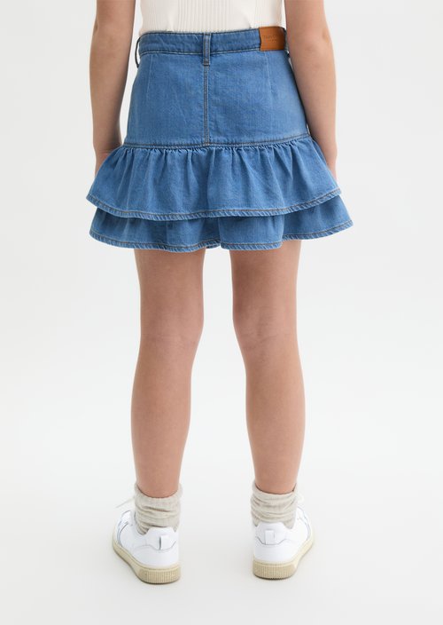 TEENS-GIRLS denim skirt — Mid Blue Denim