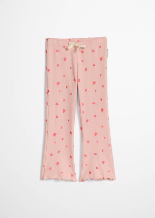 KIDS-GIRLS Leggings Red in Frontalansicht