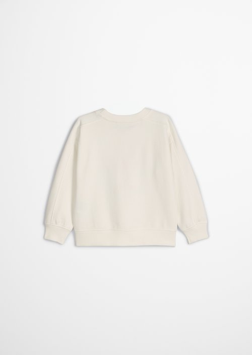 KIDS-BOYS sweatshirt — White Cotton