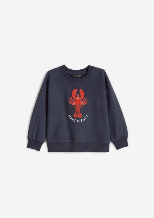 Sweat-shirt KIDS-BOYS Blue en vue de face