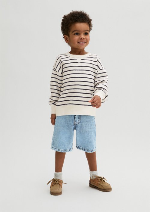KIDS-BOYS sweatshirt — White Cotton