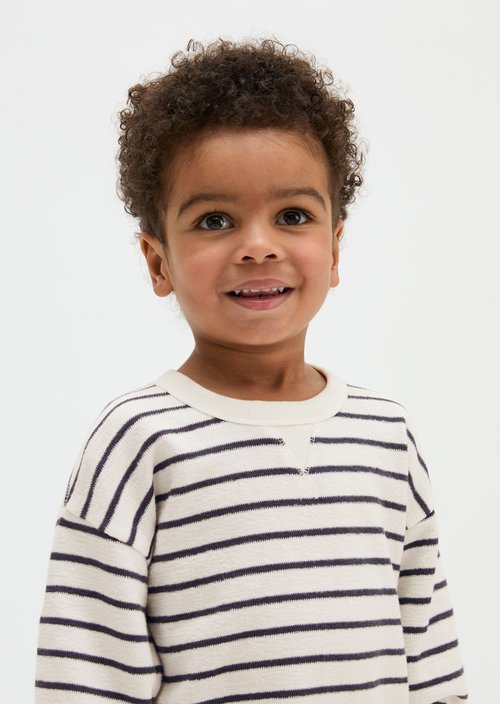 KIDS-BOYS sweatshirt — White Cotton