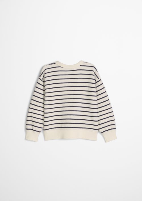 KIDS-BOYS sweatshirt — White Cotton