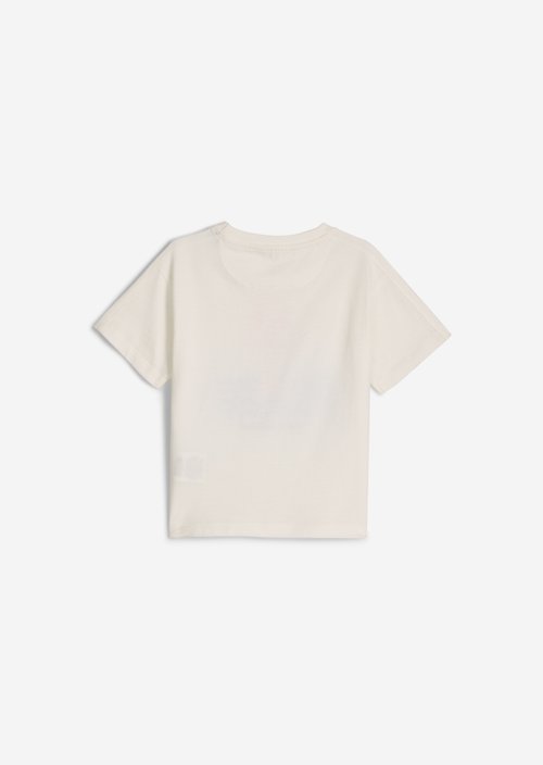 KIDS BOYS T-shirt — White Cotton