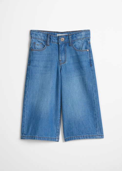 KIDS-GIRLS Jeans — Mid Blue Denim