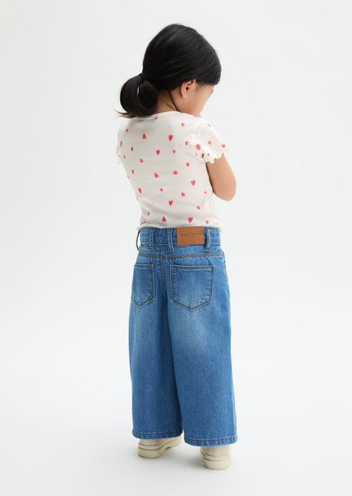 KIDS-GIRLS Jeans — Mid Blue Denim