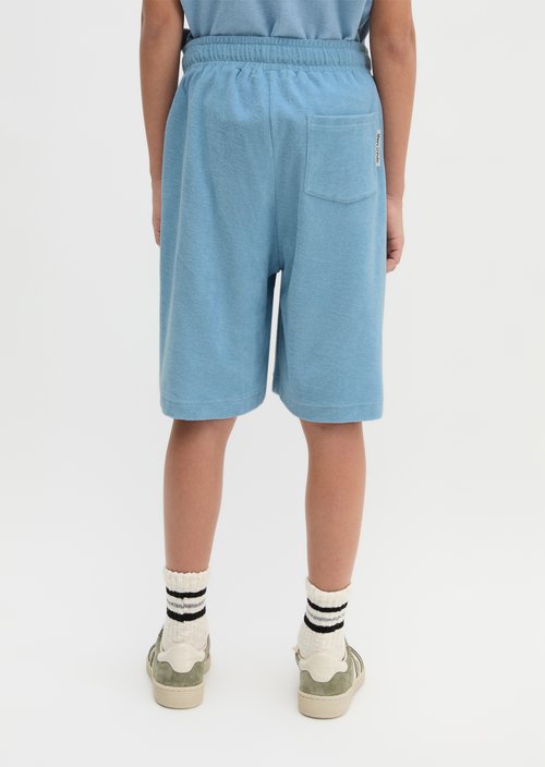 TEENS-BOYS terrycloth Bermuda shorts — Blue