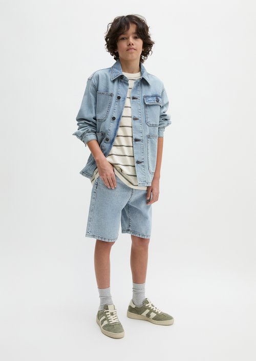 TEENS-BOYS denim jacket — Light Blue Denim