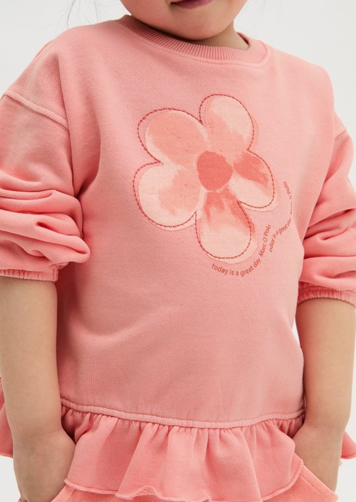 KIDS-GIRLS sweatshirt — Red