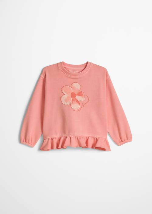 KIDS-GIRLS Sweatshirt Red in Frontalansicht