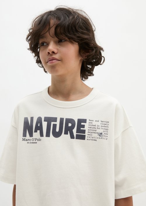 TEENS-BOYS T-shirt — White Cotton