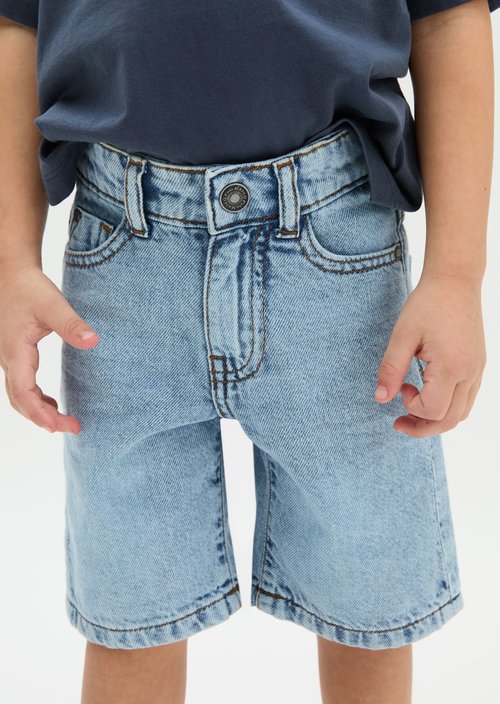 KIDS-BOYS denim shorts — Light Blue Denim