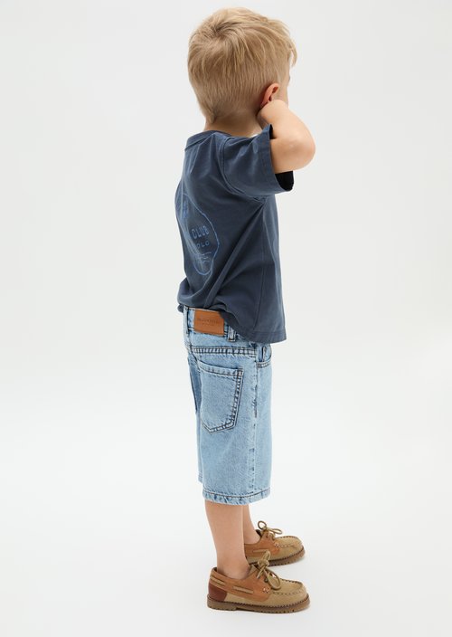 KIDS-BOYS denim shorts — Light Blue Denim