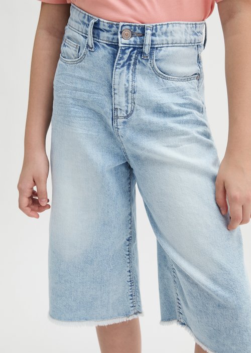 TEENS-GIRLS denim shorts — Light Blue Denim