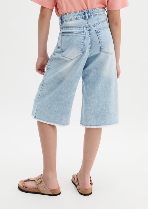 TEENS-GIRLS denim shorts — Light Blue Denim