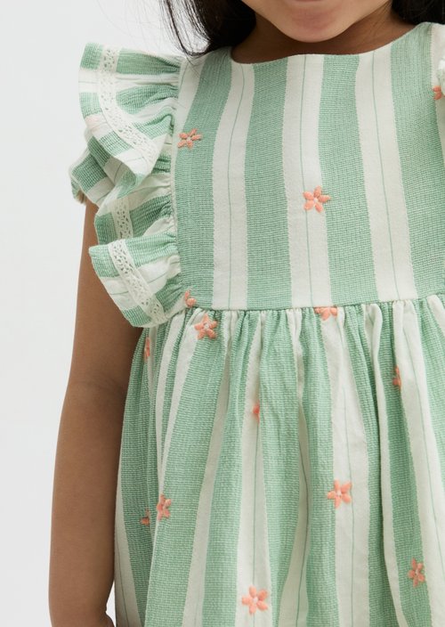 KIDS-GIRLS dress — Green