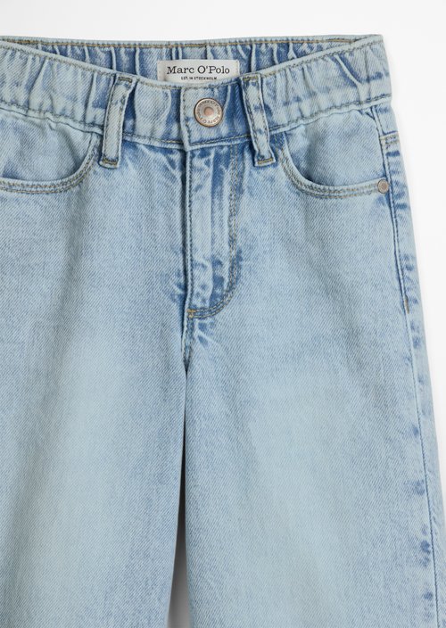 KIDS-GIRLS Jeans — Mid Blue Denim