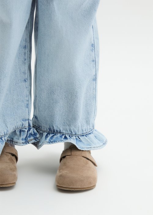 KIDS-GIRLS Jeans — Mid Blue Denim