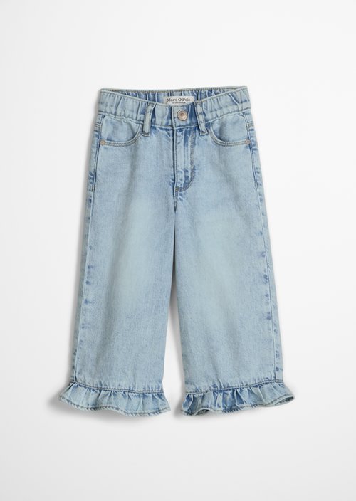 KIDS-GIRLS Jeans — Mid Blue Denim