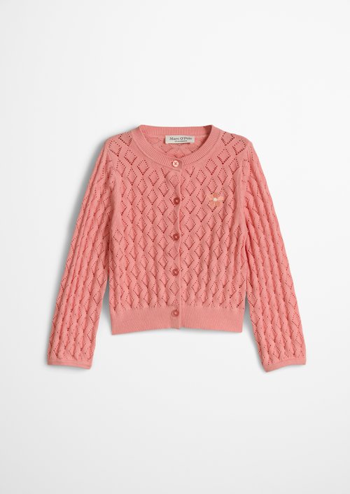 KIDS-GIRLS cardigan — Red