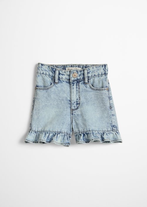 KIDS-GIRLS denim shorts — Mid Blue Denim