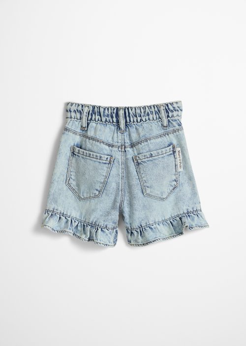 KIDS-GIRLS denim shorts — Mid Blue Denim