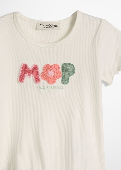KIDS-GIRLS T-Shirt — White Cotton