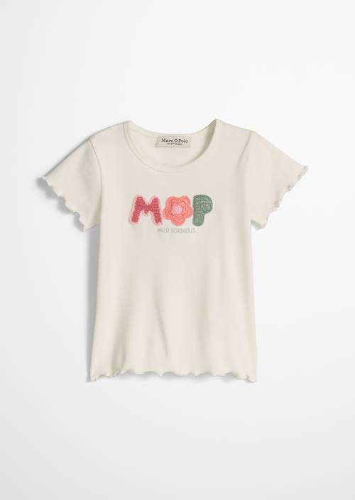 Dětské dívčí tričko White Cotton v předním pohledu