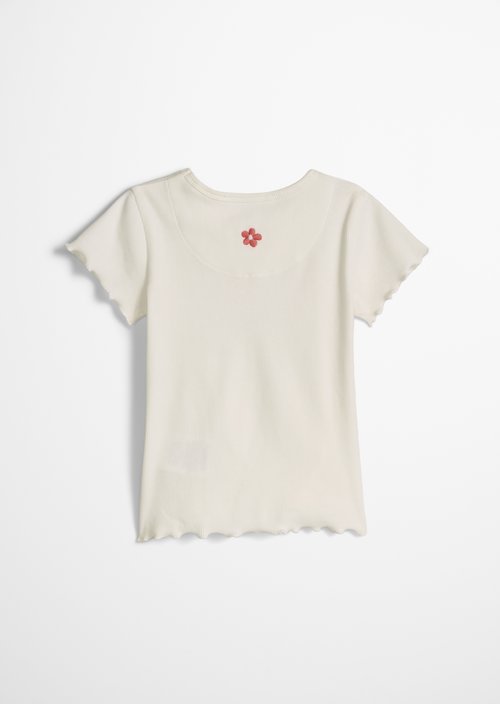 KIDS-GIRLS T-Shirt — White Cotton
