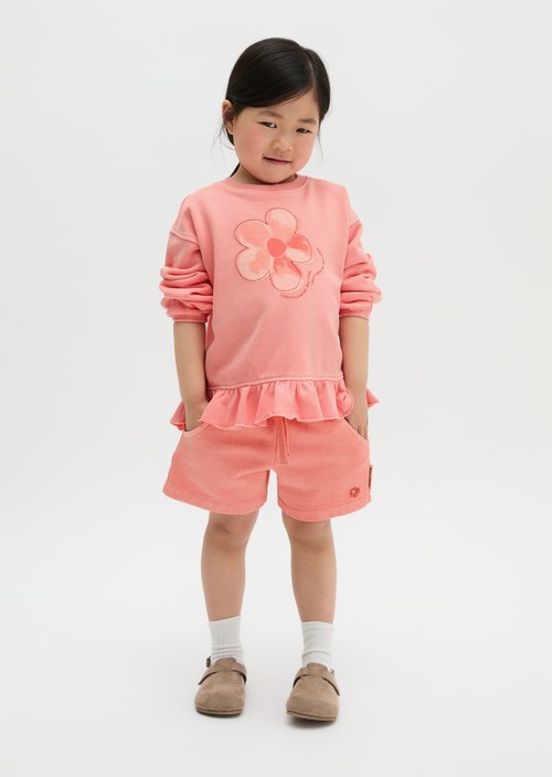 KIDS-GIRLS Sweatshorts — Red