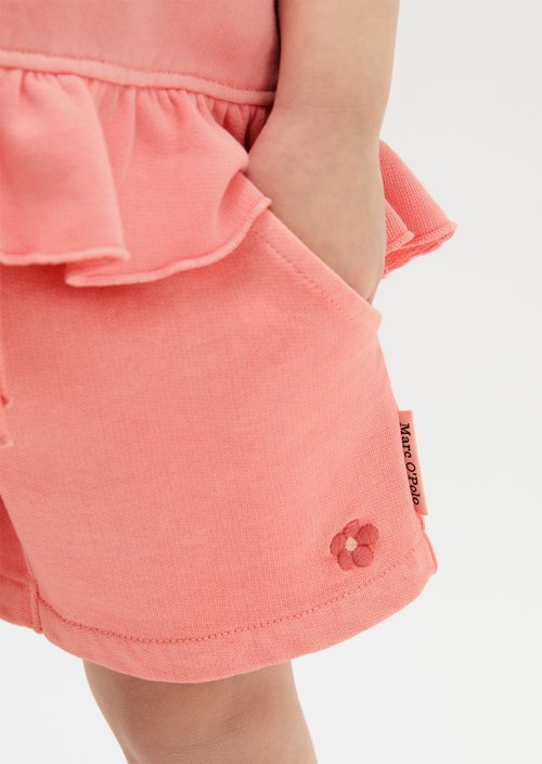 KIDS-GIRLS Sweatshorts — Red