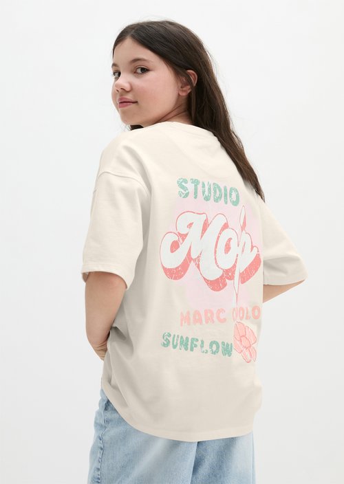 TEENS-GIRLS T-Shirt — White Cotton