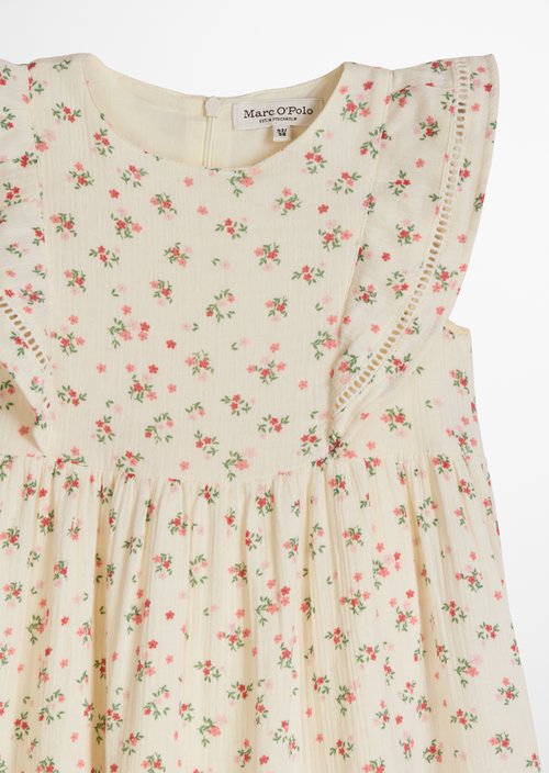 KIDS-GIRLS dress — White Cotton