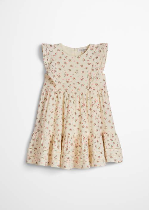 KIDS-GIDS jurk White Cotton in vooraanzicht