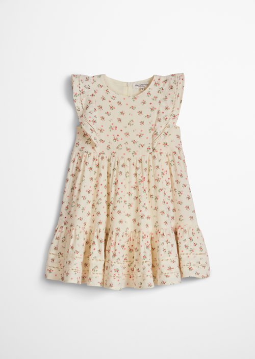 KIDS-GIRLS dress — White Cotton