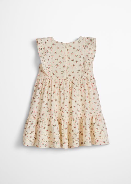 KIDS-GIRLS dress — White Cotton