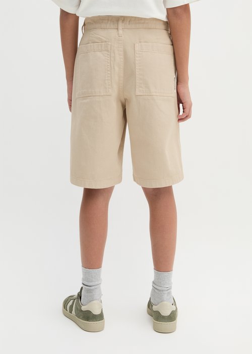 TEENS-BOYS Bermuda — Linen Beige