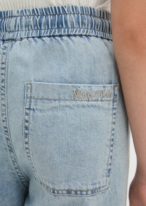 TEENS-GIRLS trousers — Light Blue Denim