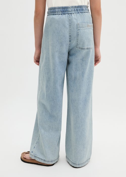 TEENS-GIRLS trousers — Light Blue Denim